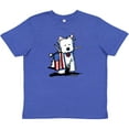 thumbnail image 3 of Inktastic US Flag Westie Youth T-Shirt, 3 of 5