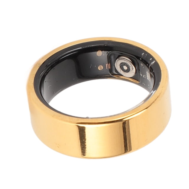 Smart Ring Health Tracker, Smart Ring Para Hombres Y Mujeres, Fitness Tracker, Modos Deportivos Distancia Calorías Monitoreo De Ejercicio IP67 Sleep Fitness Ring, Oro
