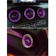 thumbnail image 4 of For Mercedes C Class W205 C200 C180 Turbine Air Vent LED Air Condition Vent with Ambient Light Air Vent Ambient Lighting-rear air vent-3 colors, 4 of 5