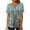 Light Blue, variant on Aoochasliy Womens Blouses Short Sleeve 2023 Casual Graphic Prints Round Neck Loose V-neck T-shirt Top Pullover