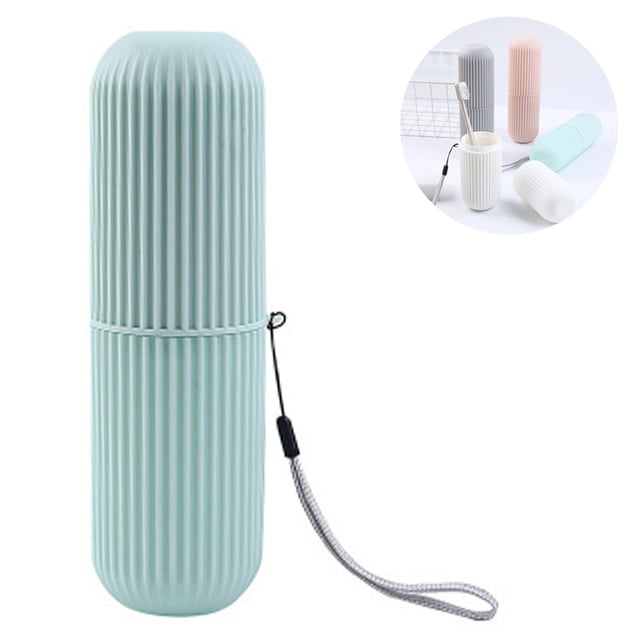 Soporte para cepillos de dientes de viaje de 1 pieza, taza de lavado multifuncional para viajes de negocios, taza portacepillos de dientes ligera portátil, disponible Levamdar 2035061-3