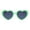 Green, variant on Funny Oversized Heart Shape Sunglasses, Novelty Party Eyeglasses Frame for Adult Selfie Props, Cute Humorous Costume Accessory for Halloween Themed Party Cosplay, Photo Booth Fun , 1 Pair of Glasses