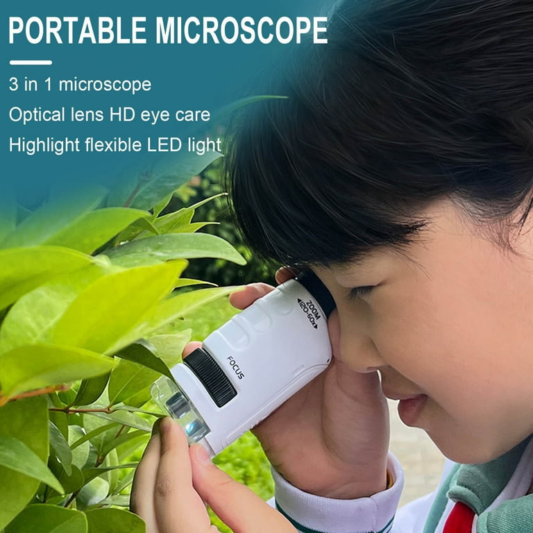 10€03 sur Hot Mini microscope portable de poche 200X ~ 240X poche