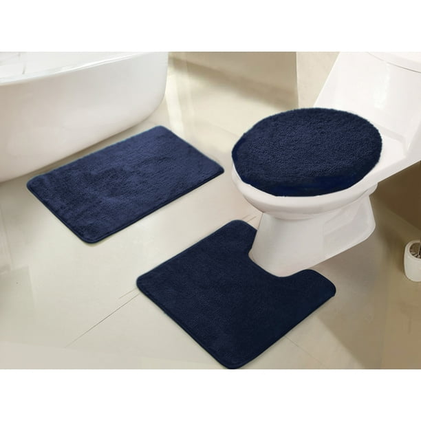 Imperial 3Piece Bath Rug Set in Navy