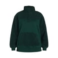 thumbnail image 5 of Time and Tru Women's Quilted Fleece Pullover, Sizes S-XXXL, 5 of 5