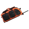 thumbnail image 6 of Travelers Club 30in Rolling Multi-Pocket Upright Duffel - Bright Orange, 6 of 10