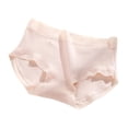 thumbnail image 3 of Mgmyaa Women's Soft Cotton Breathable Briefs High Waist Stretchy Skin-Friendly Panties for Women 4 Pack, 3 of 8