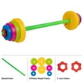 thumbnail image 6 of Hey! Play! Kids Weight Set - Barbell and 8 Adjustable Plates for Ages 3 and Up, 6 of 6