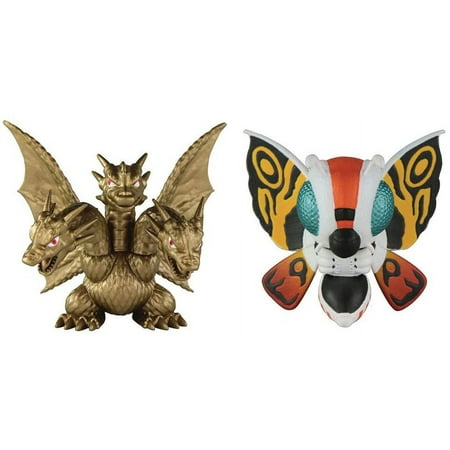 Godzilla King Ghidorah & Mothra Mini Figure 2-Pack