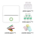 thumbnail image 1 of Kjfeif Sticker Printer, Mini Printer, Bluetooth Sticker Maker Machine with 1 Rolls Paper, Portable Print Pod for Study Notes, List, Picture, DIY Gifts for School Office Home, 1 of 9