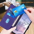 thumbnail image 2 of for Samsung A53 5G Case Wallet,[Kickstand][Wrist Strap][Card Holder Slots] A53 5G Phone Case,TPU Interior Protective PU Leather Flip Cover (Purple), 2 of 14