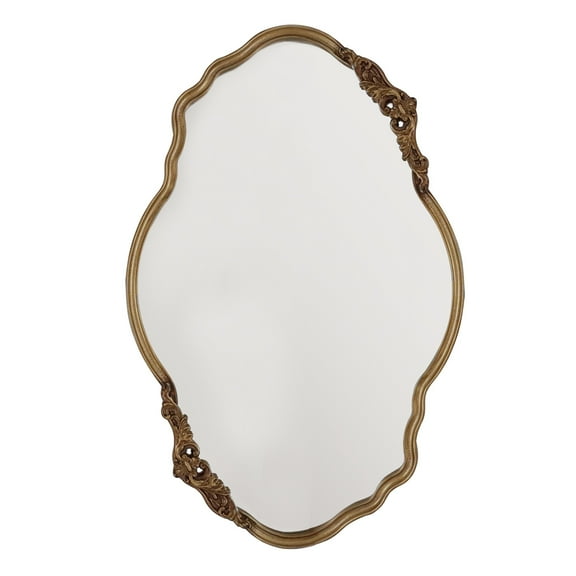 My Texas House Irregular Gold Wood Framed Mirror 25x38