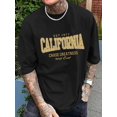 thumbnail image 1 of Camiseta estampada, camisetas para hombre, camiseta casual de manga corta para verano, camisetas de ocio, 1 of 5