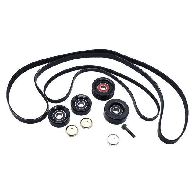 Kit de correa y polea Accesorios profesionales de primera Reempzo de instar Ajustes duraderos para Holden Cais 10 VT 6 VX Sunnimix polea tensora