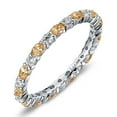 thumbnail image 4 of Lafonn Birthstone Sterling Silver Platinum Plated Lassire NOVEMBER Ring (2.34 CTTW), 4 of 5