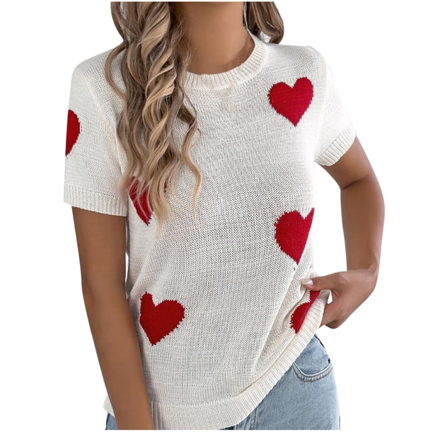 Blusas de Encaje de Manga Corta con Capucha de Cuello Redondo, 95% Poliéster 5% Spandex Camiseta Superior