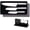 Silver, variant on Rada Cutlery 3-piece Chef Select Knife Gift Set with Quick Edge Sharpener, Silver Handles