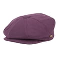 thumbnail image 6 of Men's Classic 8 Panel Wool Blend Newsboy Ivy Cap Snap Brim Tweed Gatsby Hat, 6 of 18