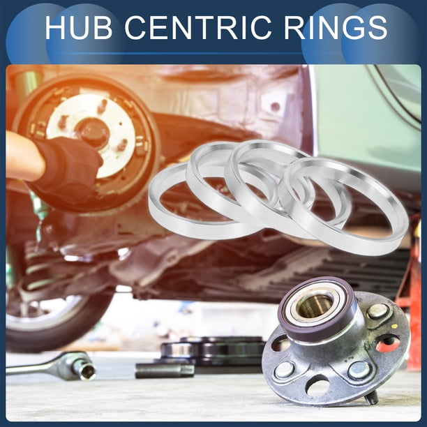 BEAMIT Aluminium Alloy Hub Centric Rings – 4 Pack, OD 78.1mm ID 70.5mm For AC Cobra Wheels