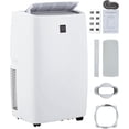 thumbnail image 3 of Versatile 14,000 BTU Portable Air Conditioner – 4-in-1 AC: Cooling, Dehumidifier, Fan & Sleep Mode – Quiet, 24H Timer, Remote, Window Kit – Up to 700 Sq.Ft – White, 3 of 7