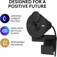 thumbnail image 5 of Logitech Brio 300 Full HD 1080p Webcam with Mono Noise Reduction Mic, Graphite, 5 of 5