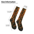thumbnail image 5 of Easygdp Daisies Soccer Socks Sport Knee High Socks Calf Compression Athletic Socks for Men and Women, 5 of 9