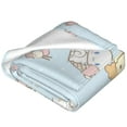 thumbnail image 5 of Cinnamoroll Fleece Blanket Super Soft Cozy Throw Blanket 60"X50", Lightweight Fuzzy Comfy Flannel Blanket Warm Plush Throw Blankets For Couch, Sofa, Bed, 5 of 7