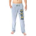 thumbnail image 5 of Despicable Me Mens' Minions Chibi Character Soft Sleep Pajama Pants, 5 of 5