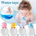 thumbnail image 2 of A Bath Squirting Egg Toy For Kids Spray Water Floating Design Red Bird Shape Bathtub Fun, 2 of 6