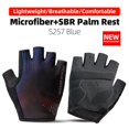 thumbnail image 1 of ROCKBROS Guantes de ciclismo Medio dedo A prueba de golpes Resistente al desgaste Transpirable MTB Guantes de bicicleta de carretera Hombres Mujeres Equipo de bicicleta deportiva Tan Jianjun  unisex, 1 of 2