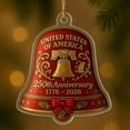 thumbnail image 2 of United States 250th Anniversary 250th Anniversary Acrylic Flat Ornament, for US Citizens, US 250th Ann!versary Ornaments, United States 25Oth Anniv€rsar, 2 of 12