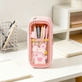 thumbnail image 6 of High Capacity Pencil Case, Aesthetic Big Pencil Bag Pouch Box Organizer Pen Case with Zipper, Kawaii Stationery Storage and Organizer, Classroom Office Supplies for Teen and Adult, 6 of 7