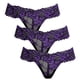 thumbnail image 2 of Gibobby Verano calzoncillos adelgazantes piezas de malla de encaje sexy para mujer, sin costuras, medio envuelto, caderas, cintura , bragas, tanga(Morado， L), 2 of 3