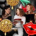 thumbnail image 4 of Fiesta de cumpleaños con estampado de guepardo con globos CZFSWT, color cereza, 8 unidades, 4 of 7