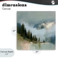 thumbnail image 4 of Stupell Industries Transitional Fog On The Mountains Canvas Art, 17 x 17, by Kim Curinga, 4 of 8