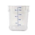 thumbnail image 1 of Recipiente de Policarbonato Graduado Caledonia Cuadrado Capacidad 18 Qt, 1 of 6