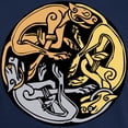 thumbnail image 3 of CafePress - Celtic Chasing Hounds 1 Dark T Shirt - Men's Classic Graphic Cotton T-Shirt, 3 of 4