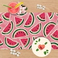 thumbnail image 4 of Summer Watermelon Table Runner, Pink Melons Fruit Kitchen Dining Table Decoration, Seasonal Indoor Outdoor Home Decor Party Supply 13.8 x 90 Inch, 4 of 6