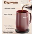 thumbnail image 3 of Taza de café calentada Kepwam T2-Plus con batería de 600 ml, 8 horas y 35 °C, 3 of 8