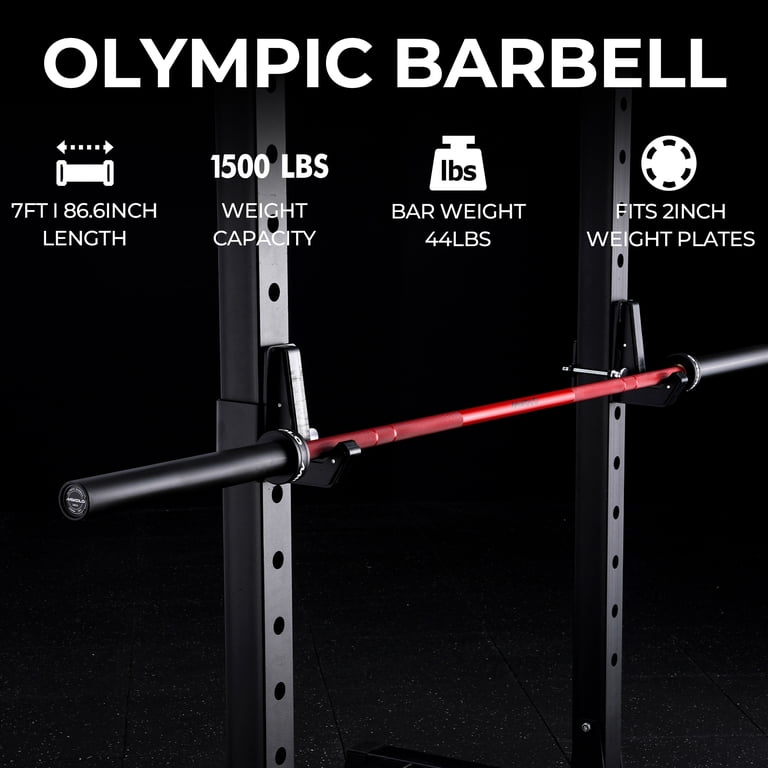 Mikolo 7ft Olympic Barbell, 1500lb, Stainless Steel photo 2