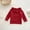Wine, variant on NAISIBABY Little Girls Sweater, Ruffles Crewneck Soft Warm Long Sleeve Fall Winter Classic Ribble Knit Tops Beige 4T
