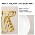 thumbnail image 3 of Cat Bowl Shelf, Elevated Cat Bowl, Raised Ceramic Cat Dish with Metal Stand, Pet Water or Food Feeding Station for Indoor Cats, Kitten, Puppies and Small Dogs(No Cat Bowl!!), 3 of 8