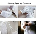 thumbnail image 3 of 12Pairs White Cotton Gloves for Eczema and Dry Hands - Breathable Work Glove Liners - Moisturizing SPA Gloves - Soft Jewelry Inspection Gloves - Stretchy Fit Cotton Cloth Gloves for Most Women, 3 of 5