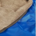 thumbnail image 3 of Lightspeed XL Plush Waterproof Outdoor Stadium Blanket w/ Travel Bag, Blue, 3 of 7