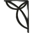 thumbnail image 4 of Ekena Millwork 2"W x 5 1/2"D x 8"H Versailles Wrought Iron Bracket, (Triple center brace), Antiqued Pewter, 4 of 7