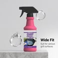 thumbnail image 6 of Grill Cleaner & Degreaser Kit, 120ml/4oz Heavy-Duty Spray with Sponge & Cloth, Removes Stubborn Grease, Burnt-On Stains, 6 of 8