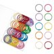 thumbnail image 1 of 50PCS Metallic Loose Leaf Binder Rings 1 1/5 Inch Colorful Book Rings, 1 of 5