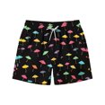 thumbnail image 2 of ITSAME Swim Trunks for Boys, Elastic Waist Quick-Dry Fashion Print Summer Casual Beach Swim Shorts Multicolor 10-11T, 2 of 7