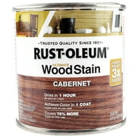 Stains Product Image Rustoleum Cabernet Wood Stain 8 Ounce
