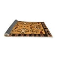 thumbnail image 2 of Ahgly Company Indoor Rectangle Abstract Orange Modern Area Rugs, 7' x 10', 2 of 4